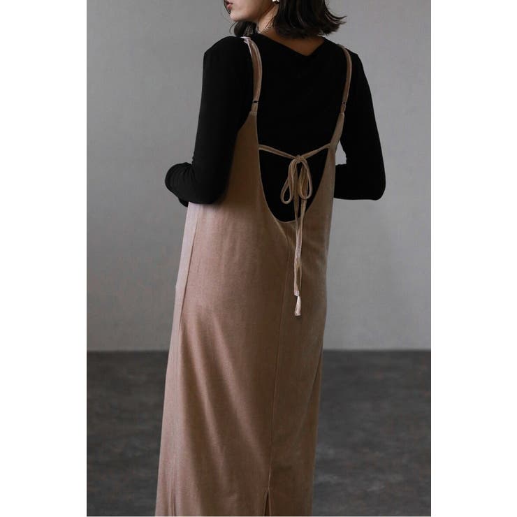 バックリボンベロアキャミワンピース 88-004415 | BONJOUR SAGAN | 詳細画像4 