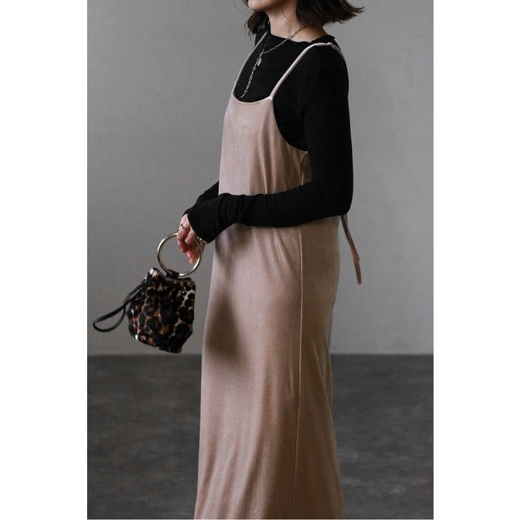 バックリボンベロアキャミワンピース 88-004415 | BONJOUR SAGAN | 詳細画像5 