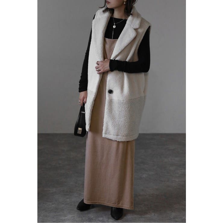 バックリボンベロアキャミワンピース 88-004415 | BONJOUR SAGAN | 詳細画像10 