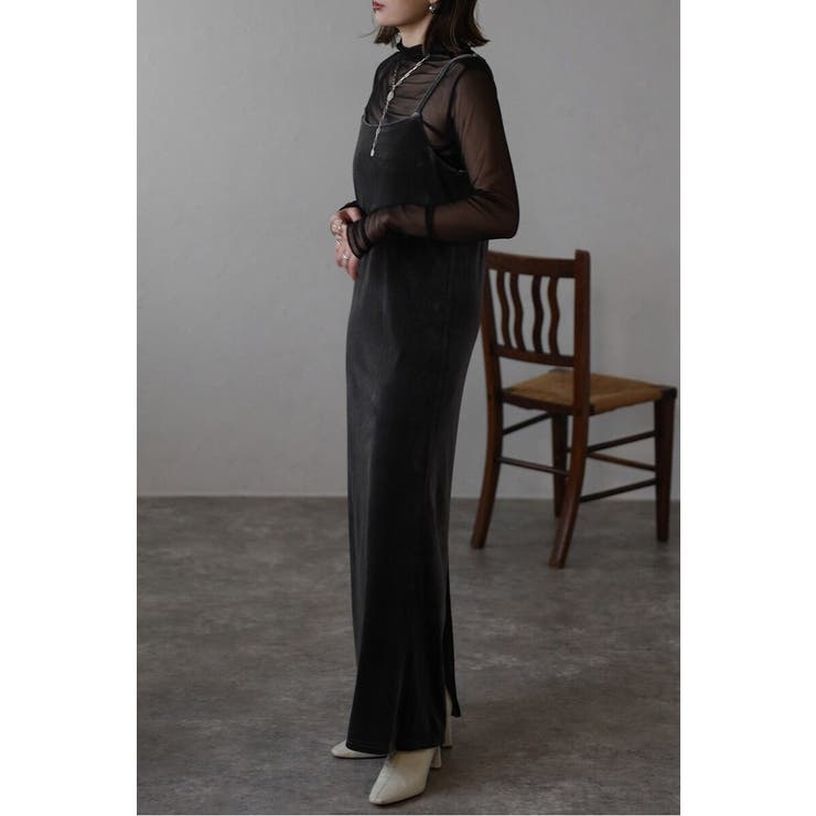 バックリボンベロアキャミワンピース 88-004415 | BONJOUR SAGAN | 詳細画像11 