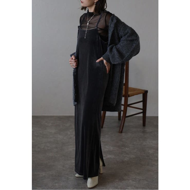 バックリボンベロアキャミワンピース 88-004415 | BONJOUR SAGAN | 詳細画像14 