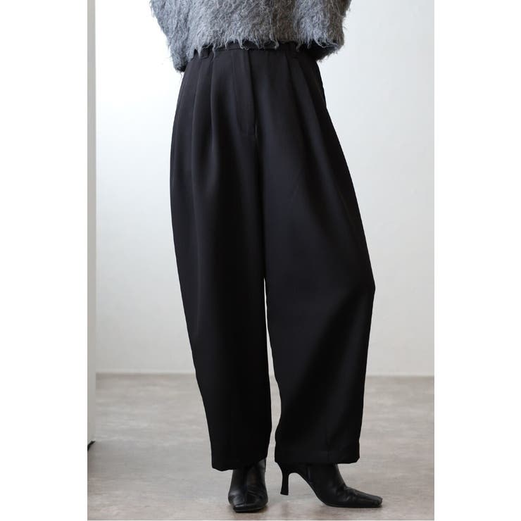 トリプルタックワイドバレルパンツ 88-004420 | BONJOUR SAGAN | 詳細画像2 