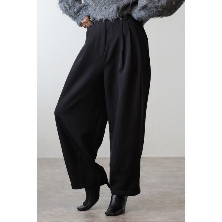 トリプルタックワイドバレルパンツ 88-004420 | BONJOUR SAGAN | 詳細画像4 