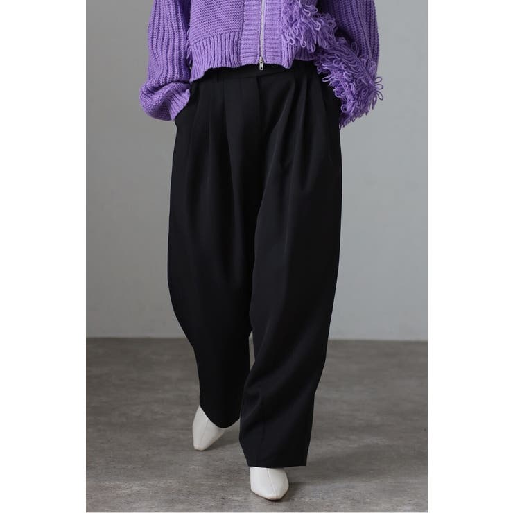 トリプルタックワイドバレルパンツ 88-004420 | BONJOUR SAGAN | 詳細画像7 