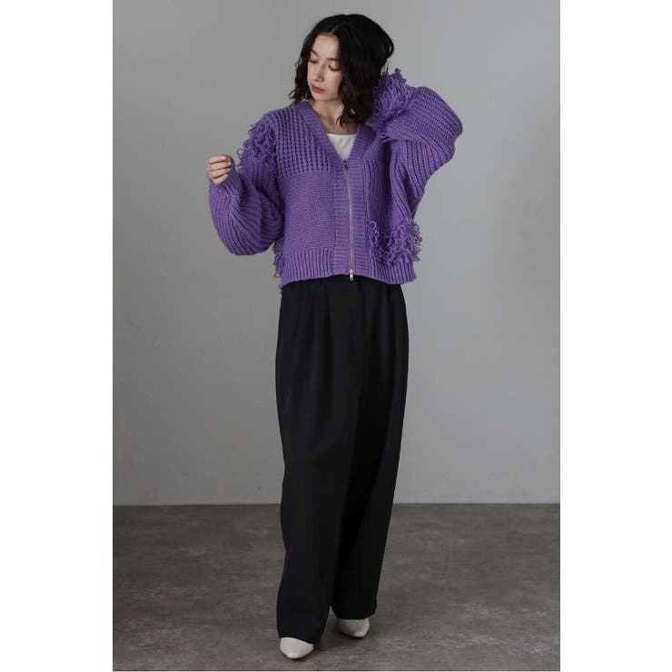 トリプルタックワイドバレルパンツ 88-004420 | BONJOUR SAGAN | 詳細画像9 