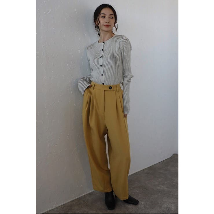 トリプルタックワイドバレルパンツ 88-004420 | BONJOUR SAGAN | 詳細画像23 