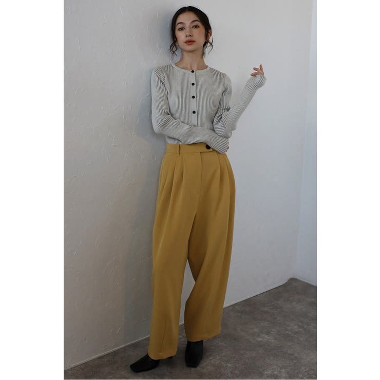 トリプルタックワイドバレルパンツ 88-004420 | BONJOUR SAGAN | 詳細画像25 