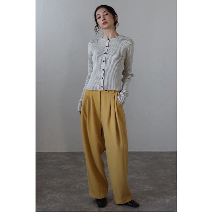 トリプルタックワイドバレルパンツ 88-004420 | BONJOUR SAGAN | 詳細画像27 