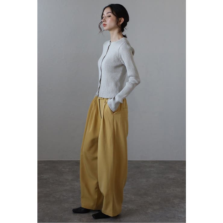 トリプルタックワイドバレルパンツ 88-004420 | BONJOUR SAGAN | 詳細画像28 