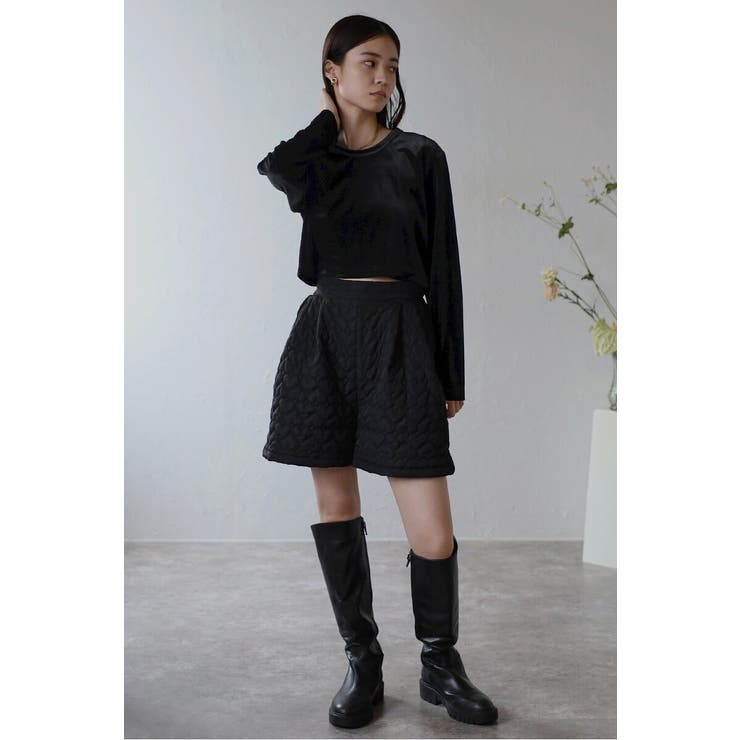 heart quilting short | BONJOUR SAGAN | 詳細画像1 