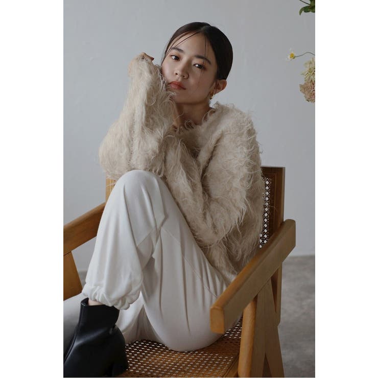 teddybear shaggy cropped | BONJOUR SAGAN | 詳細画像1 