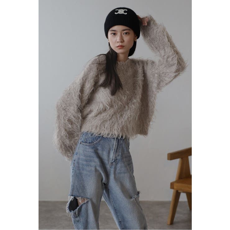 teddybear shaggy cropped | BONJOUR SAGAN | 詳細画像23 