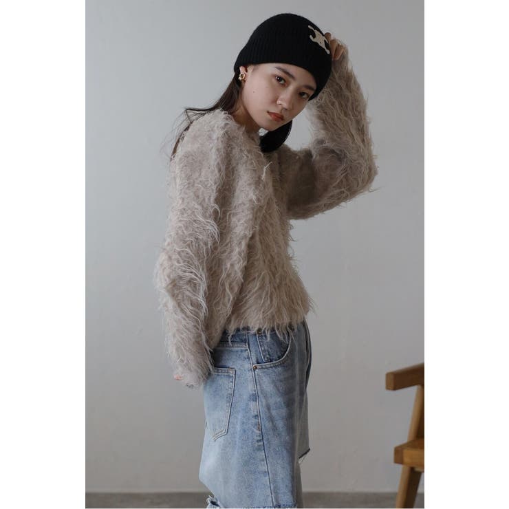 teddybear shaggy cropped | BONJOUR SAGAN | 詳細画像25 