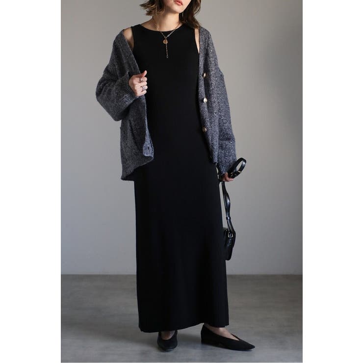 ツイードニットVネックカーディガン 88-004424 | BONJOUR SAGAN | 詳細画像5 