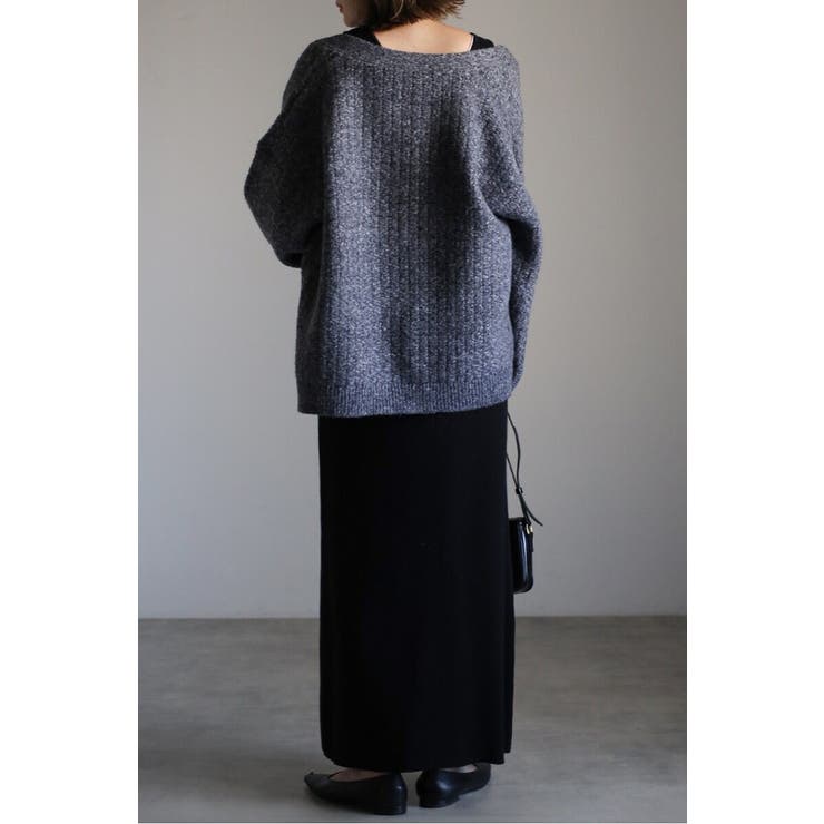 ツイードニットVネックカーディガン 88-004424 | BONJOUR SAGAN | 詳細画像7 