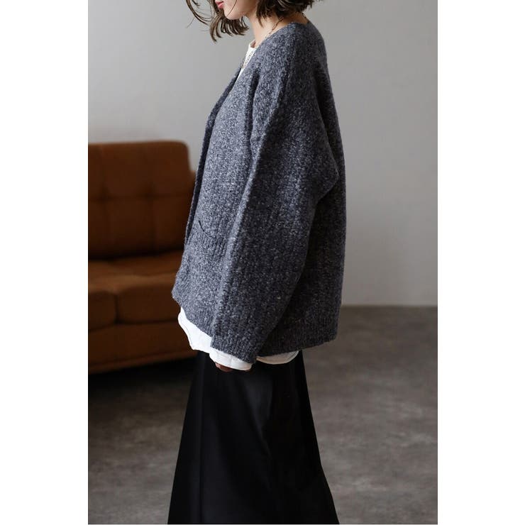 ツイードニットVネックカーディガン 88-004424 | BONJOUR SAGAN | 詳細画像10 