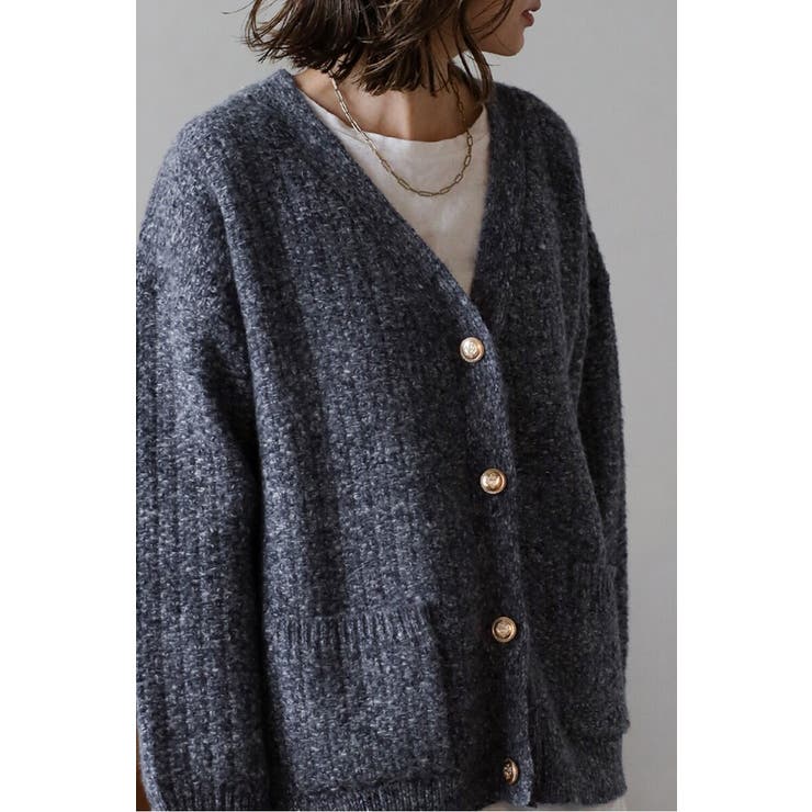 ツイードニットVネックカーディガン 88-004424 | BONJOUR SAGAN | 詳細画像15 