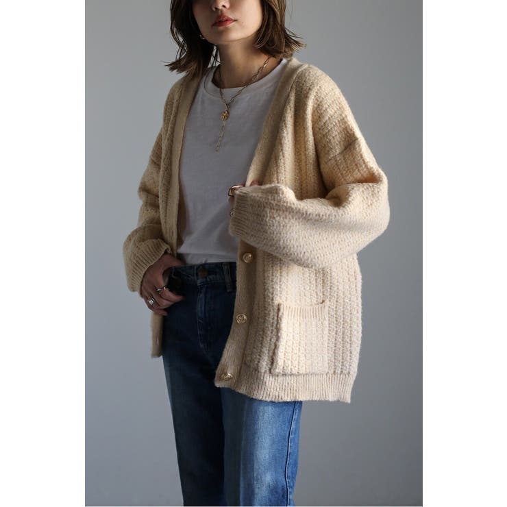 ツイードニットVネックカーディガン 88-004424 | BONJOUR SAGAN | 詳細画像19 