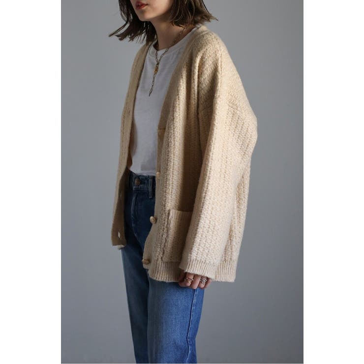 ツイードニットVネックカーディガン 88-004424 | BONJOUR SAGAN | 詳細画像20 