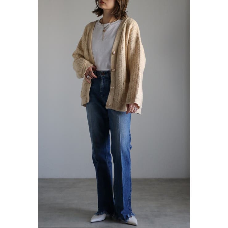 ツイードニットVネックカーディガン 88-004424 | BONJOUR SAGAN | 詳細画像23 