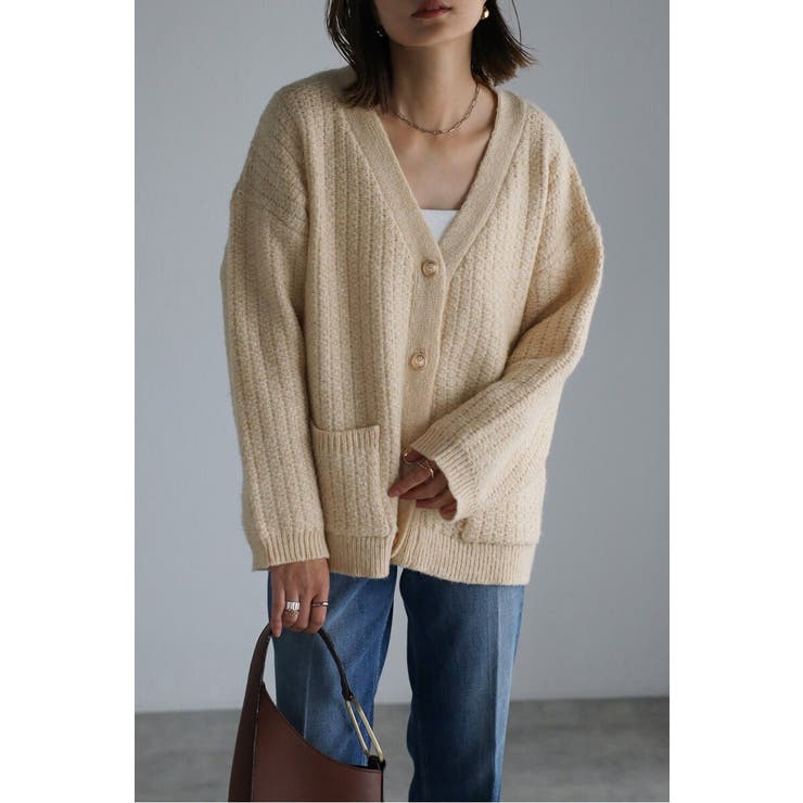 ツイードニットVネックカーディガン 88-004424 | BONJOUR SAGAN | 詳細画像25 