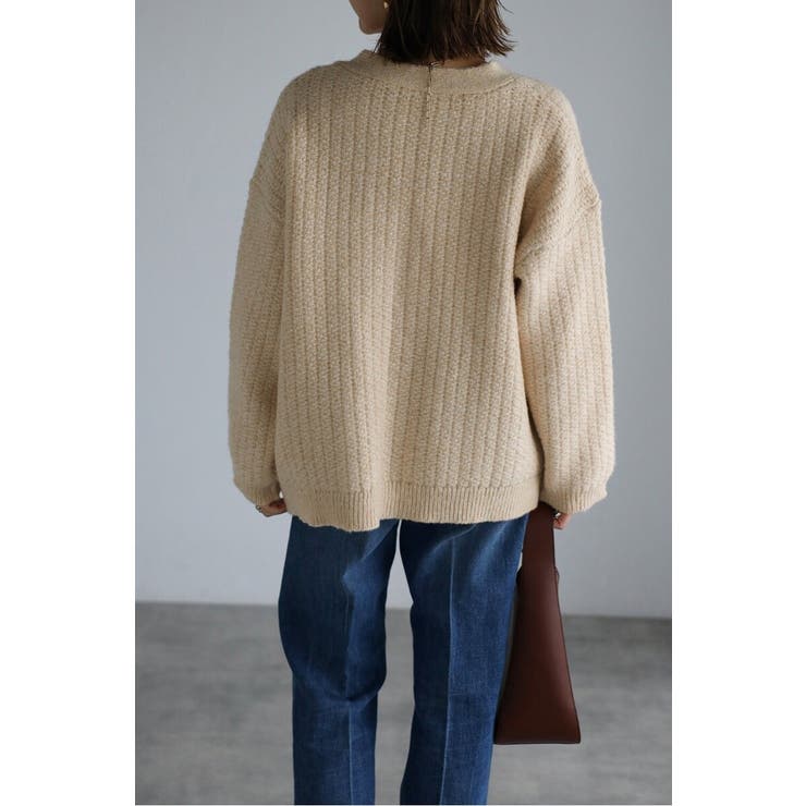 ツイードニットVネックカーディガン 88-004424 | BONJOUR SAGAN | 詳細画像27 