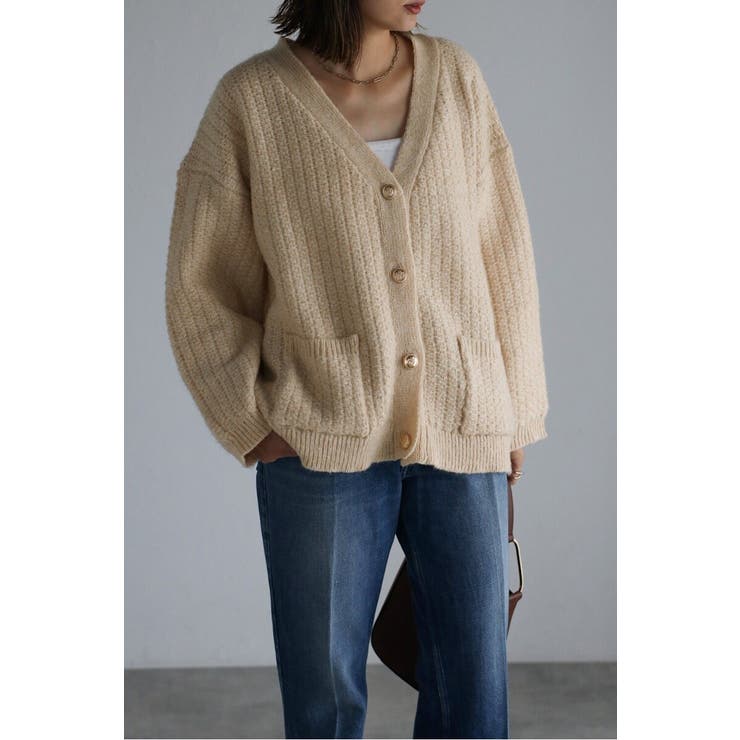 ツイードニットVネックカーディガン 88-004424 | BONJOUR SAGAN | 詳細画像28 