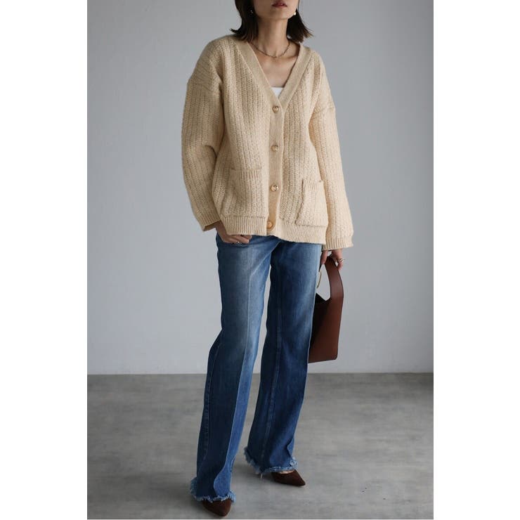 ツイードニットVネックカーディガン 88-004424 | BONJOUR SAGAN | 詳細画像29 