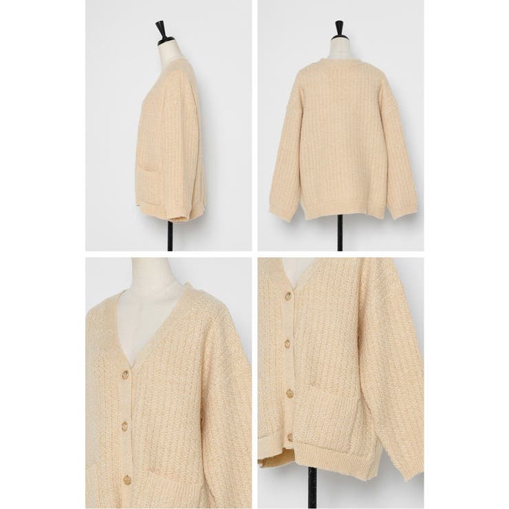 ツイードニットVネックカーディガン 88-004424 | BONJOUR SAGAN | 詳細画像34 