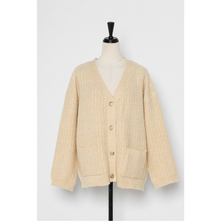 ツイードニットVネックカーディガン 88-004424 | BONJOUR SAGAN | 詳細画像35 