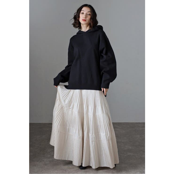 ボリュームスリーブニットフーディー 88-004426 | BONJOUR SAGAN | 詳細画像2 