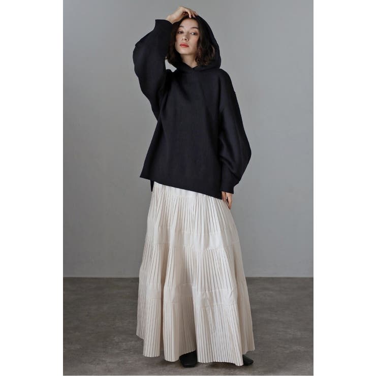 ボリュームスリーブニットフーディー 88-004426 | BONJOUR SAGAN | 詳細画像3 