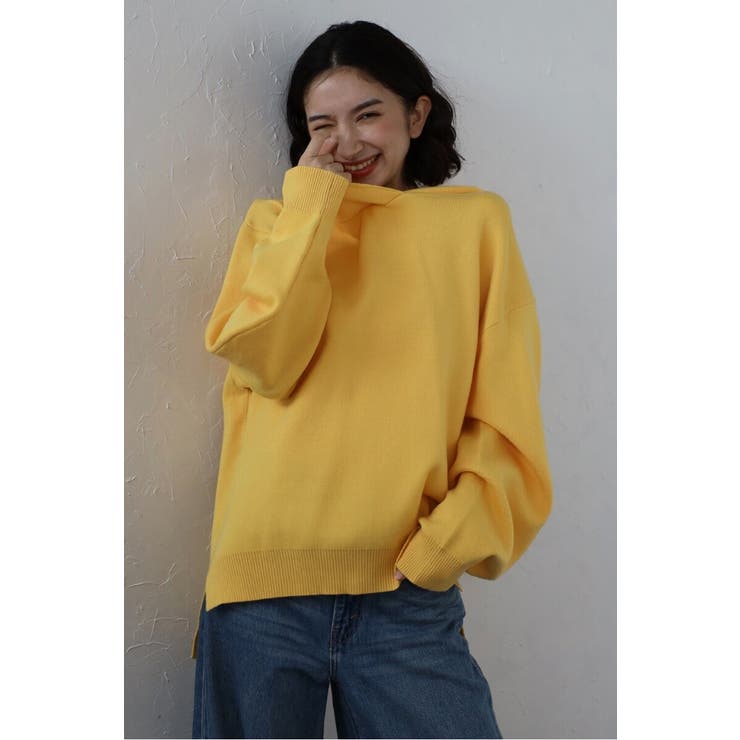 ボリュームスリーブニットフーディー 88-004426 | BONJOUR SAGAN | 詳細画像17 