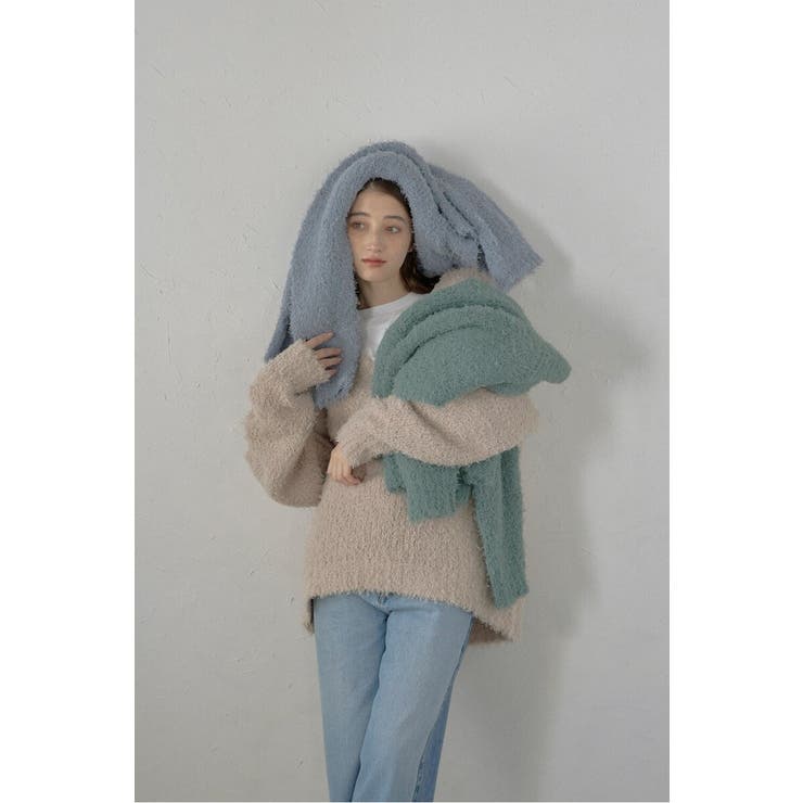 fluffy vneck knit | BONJOUR SAGAN | 詳細画像2 