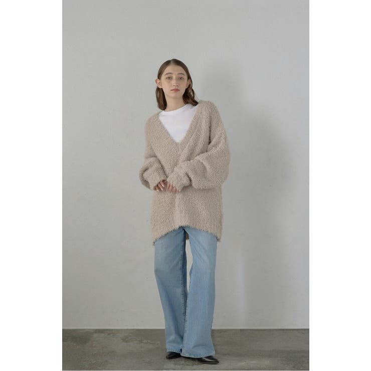 fluffy vneck knit | BONJOUR SAGAN | 詳細画像4 