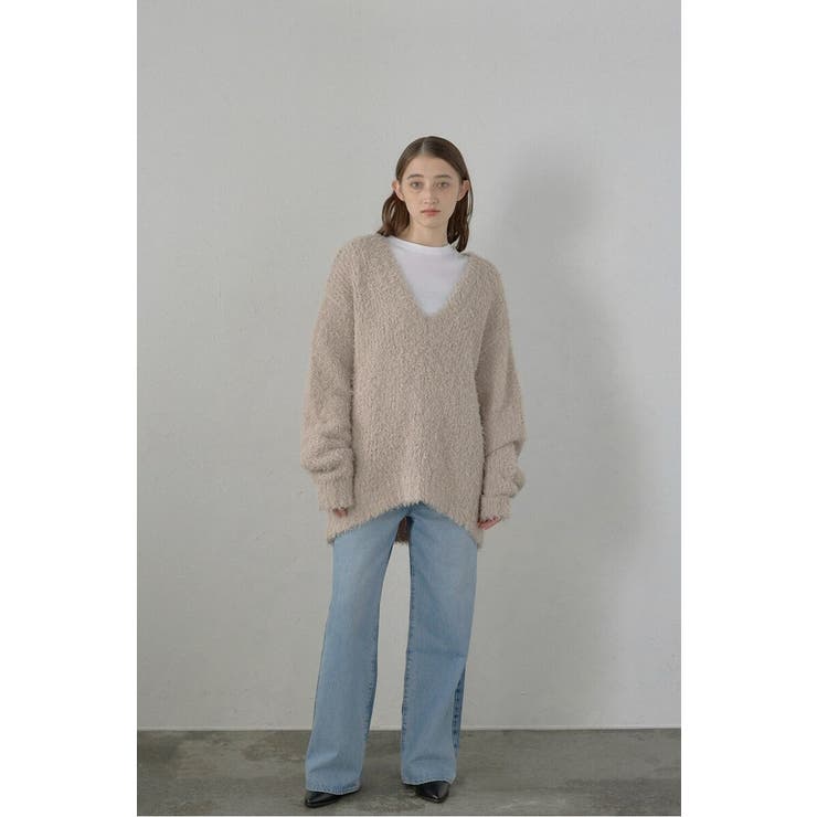 fluffy vneck knit | BONJOUR SAGAN | 詳細画像11 