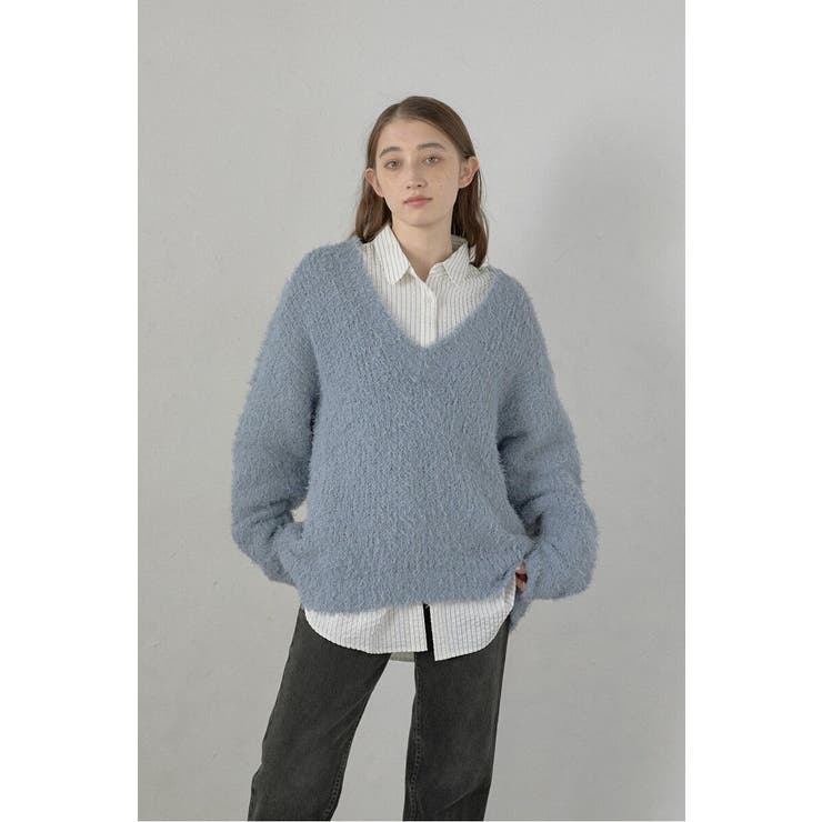 fluffy vneck knit | BONJOUR SAGAN | 詳細画像15 