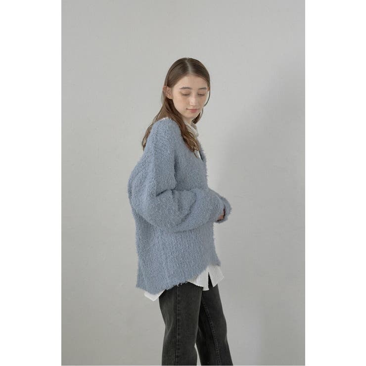 fluffy vneck knit | BONJOUR SAGAN | 詳細画像21 