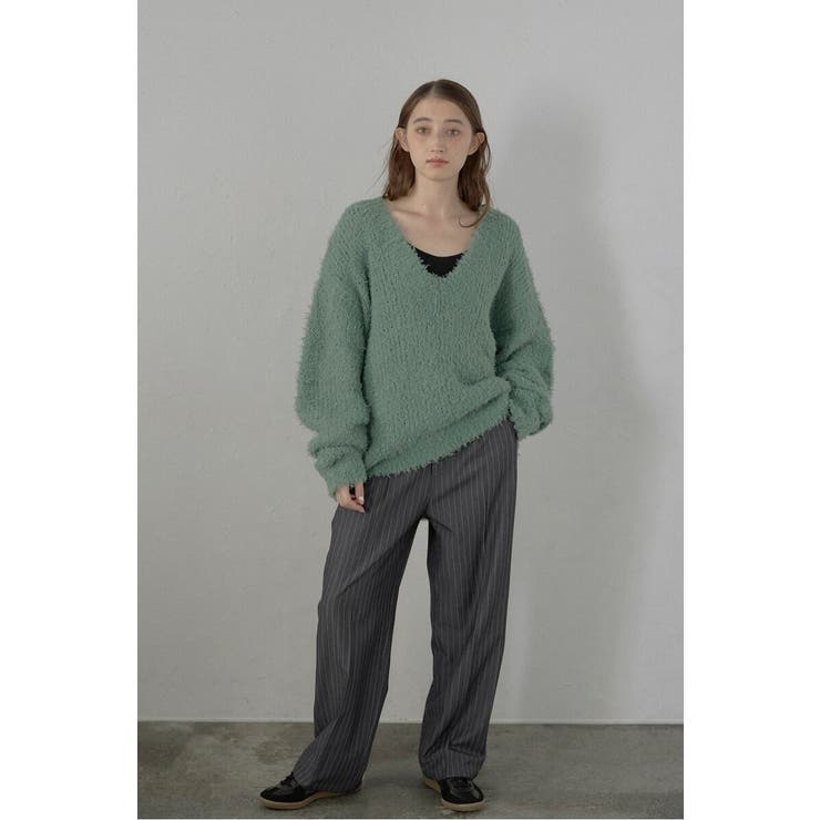 fluffy vneck knit | BONJOUR SAGAN | 詳細画像31 