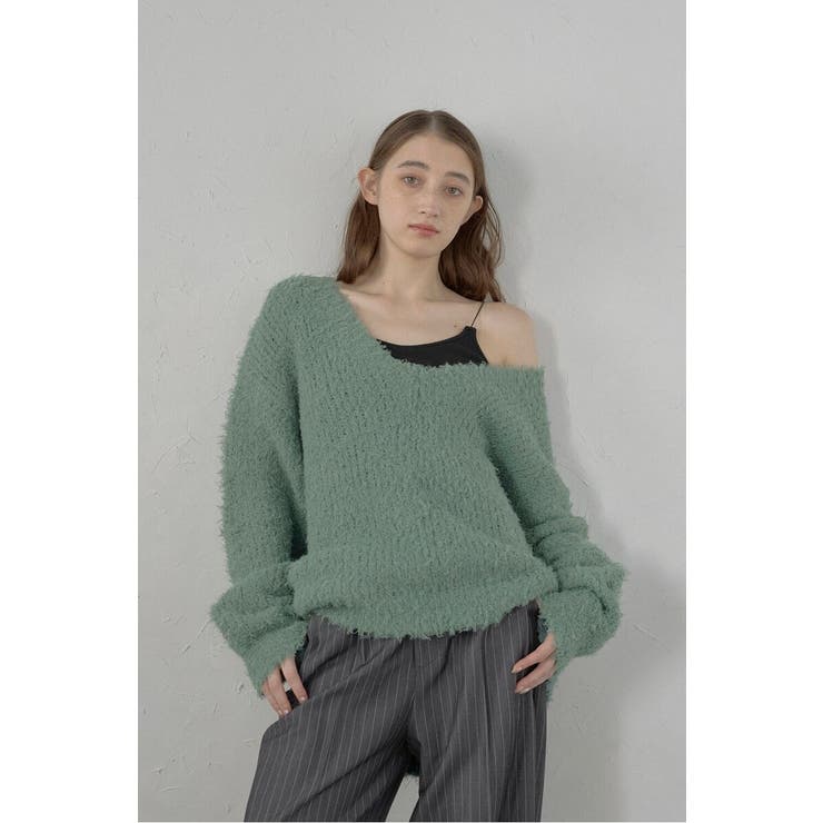 fluffy vneck knit | BONJOUR SAGAN | 詳細画像32 