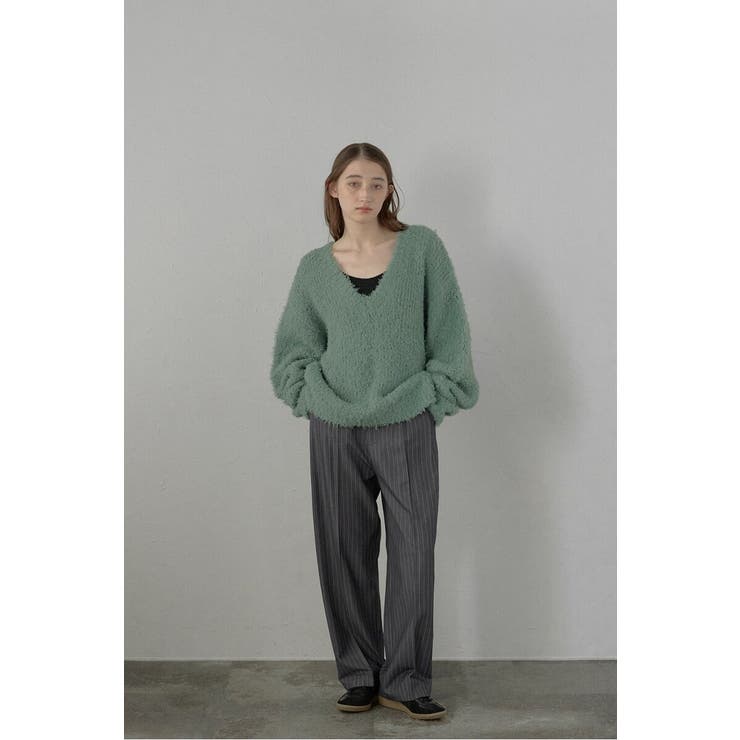fluffy vneck knit | BONJOUR SAGAN | 詳細画像35 