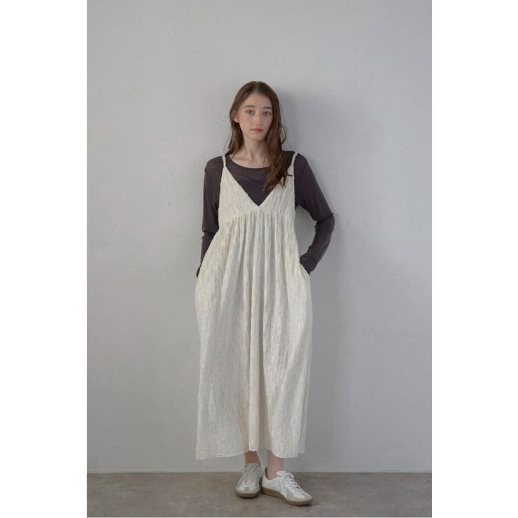 IVORY | velour lace camisole | BONJOUR SAGAN