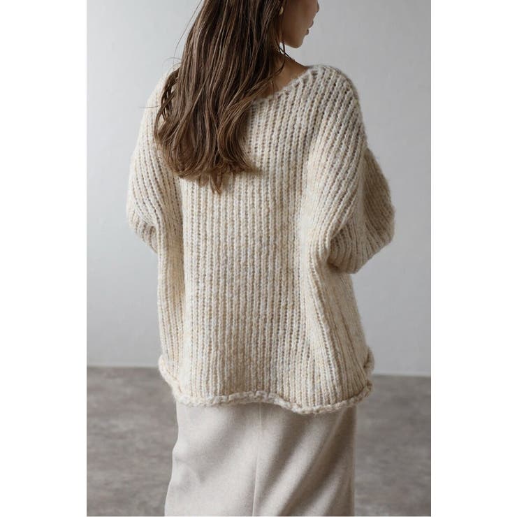 アルパカタッチボートネックローゲージニット 88-004442 | BONJOUR SAGAN | 詳細画像2 