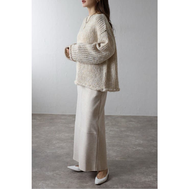 アルパカタッチボートネックローゲージニット 88-004442 | BONJOUR SAGAN | 詳細画像4 