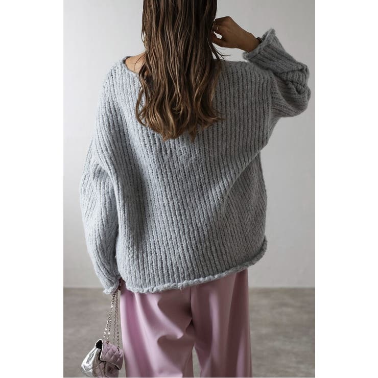 アルパカタッチボートネックローゲージニット 88-004442 | BONJOUR SAGAN | 詳細画像10 