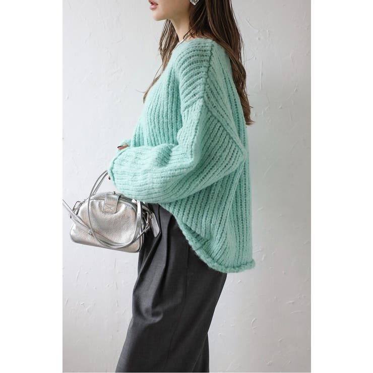 アルパカタッチボートネックローゲージニット 88-004442 | BONJOUR SAGAN | 詳細画像14 