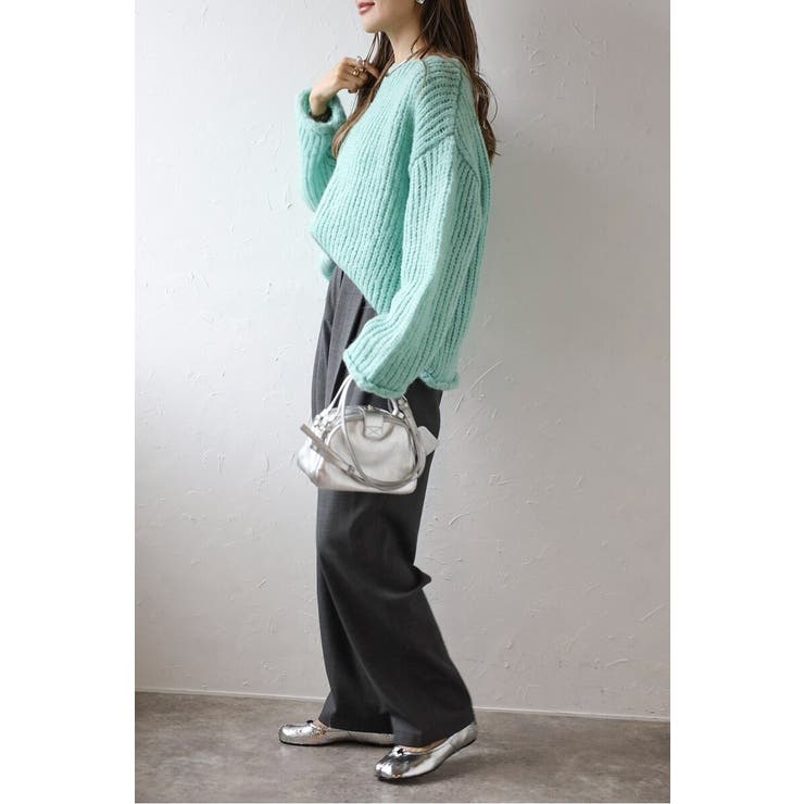 アルパカタッチボートネックローゲージニット 88-004442 | BONJOUR SAGAN | 詳細画像17 