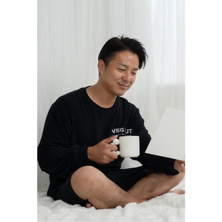 BLACK | 優肌ナイトウェアパイルセットアップ 88 004448 | BONJOUR SAGAN