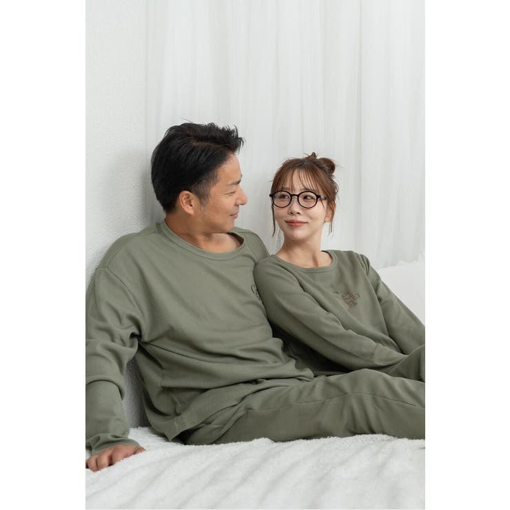 上質快眠ワッフルルームウェアセットアップ 88 004449 | BONJOUR SAGAN | 詳細画像1 