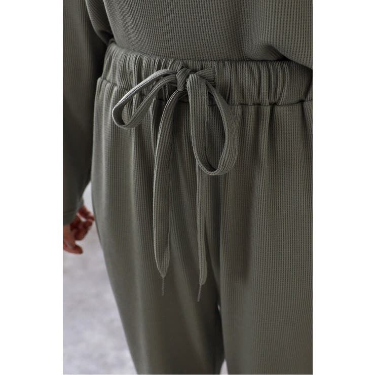 上質快眠ワッフルルームウェアセットアップ 88 004449 | BONJOUR SAGAN | 詳細画像17 